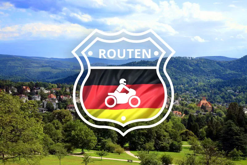 Motorradrouten in Deutschland