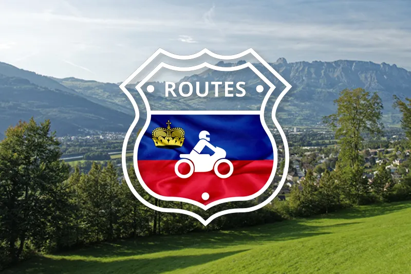 Motorradrouten in Liechtenstein