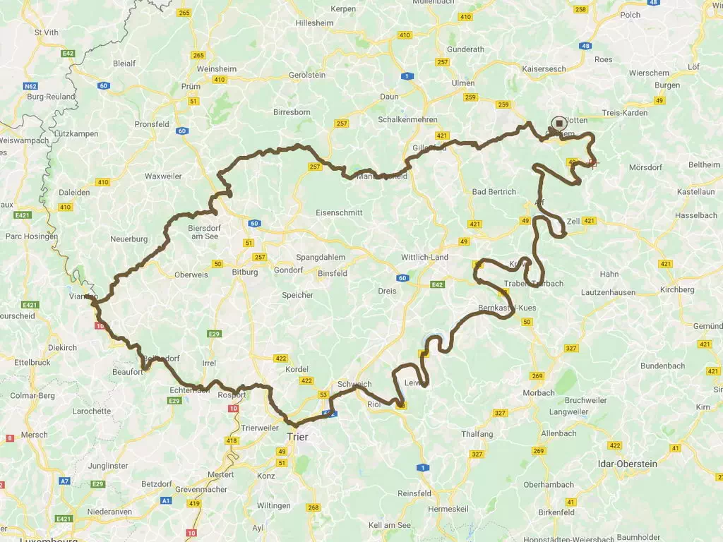 Motorradroute EWO-Mosel-Trier-Vianden