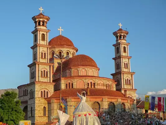 Die orthodoxe Kathedrale von Korçë