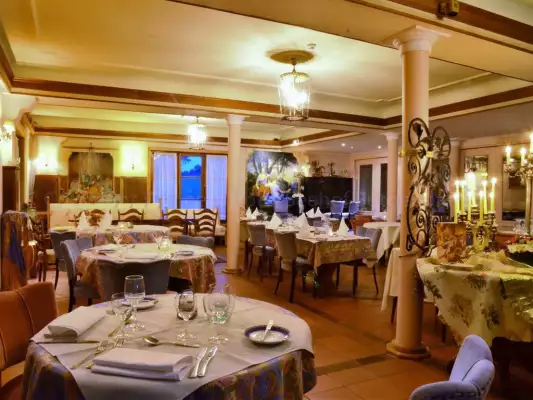 Das Restaurant im Hotel Seehof