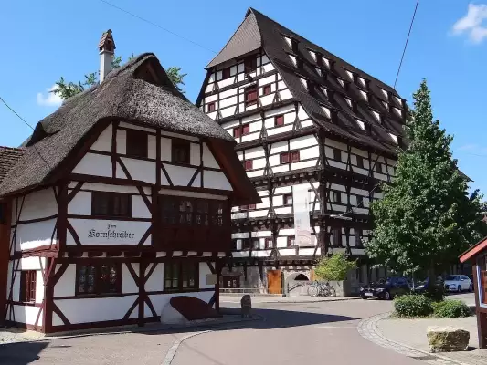 Prachtvolle Fachwerkhäuser in Geislingen