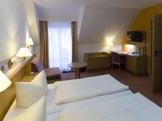 Ein Zimmer im Hotel – Restaurant Sonneck