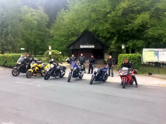 Von der Pension Sonneck aus herrlich im Harz motorradfahren