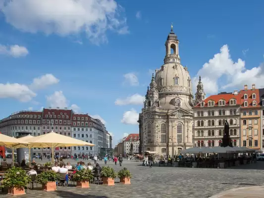 Das prachtvolle Stadtzentrum von Dresden