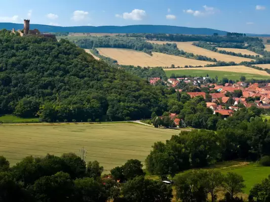 Die Landschaft des Thüringer Waldes