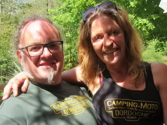 Hans und Trudy vom Camping Moto Dordogne