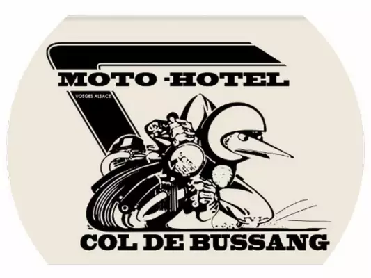 Das Logo vom Moto-Hôtel Col de Bussang