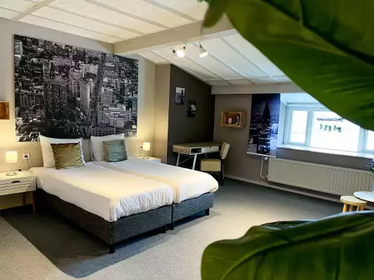 Ein Doppelzimmer im Carré Hotel Süd-Limburg