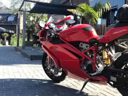 Ein Ducati Motorrad