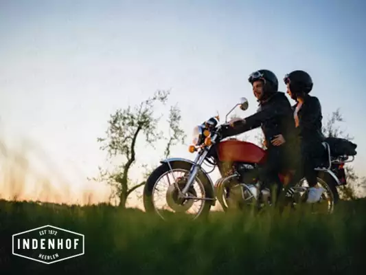 Startklar für eine Motorradtour in Limburg