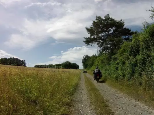 Offroad Motorradfahren im schönen Tschechien